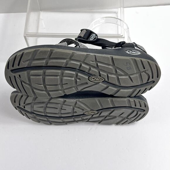 Chaco Sandals Womens 9 Black White Chaco zcloud 2 Excite Strappy Sport Hiking - Picture 6 of 12